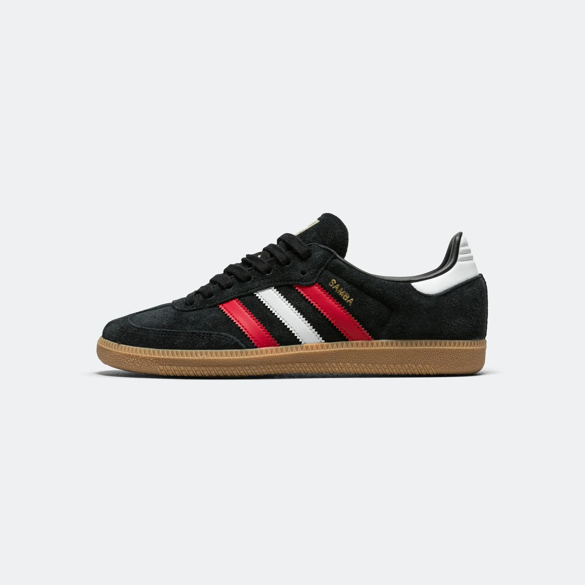 Samba OG - Core Black/Better Scarlet-Gum Puncture Resistant Plate Unique Style
