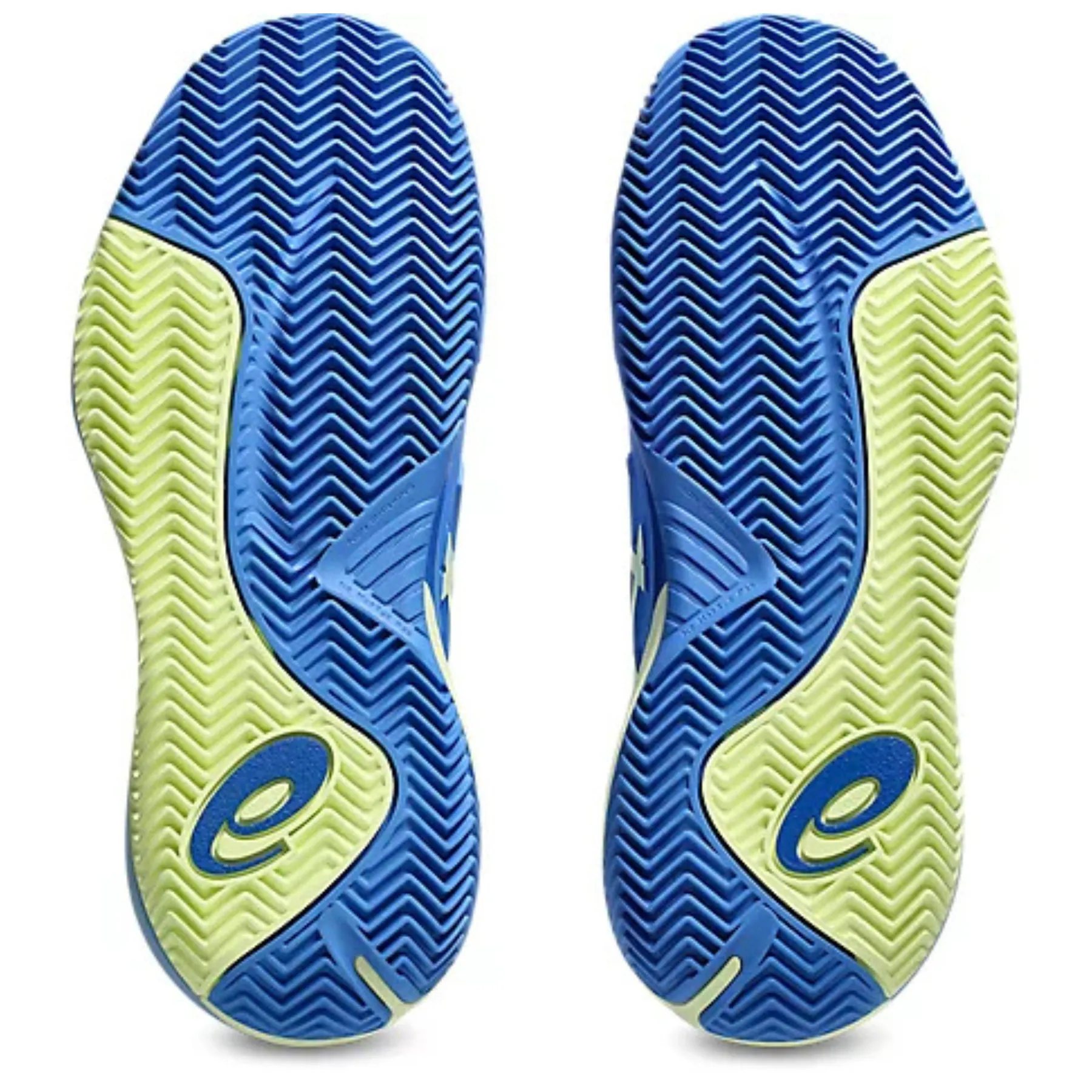 Asics Gel Resolution X Clay Womens Tennis Shoes Blue Coast /Huddle Yellow Trail Fit