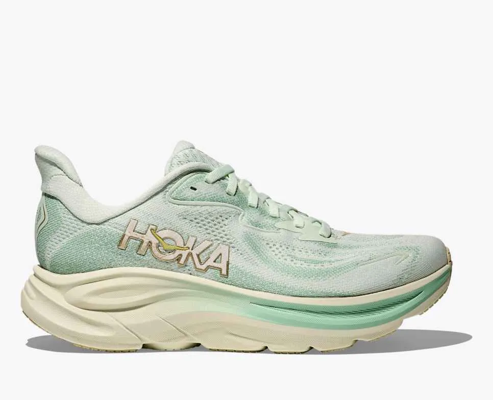Women's Clifton 10 - Sea Glass Outsole Grip Solid Drive