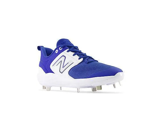 New Balance Men's Fresh Foam X 3000 V6 Metal Baseball Cleats - Royal Blue with White - L3000TB6 Machine washable Stylish