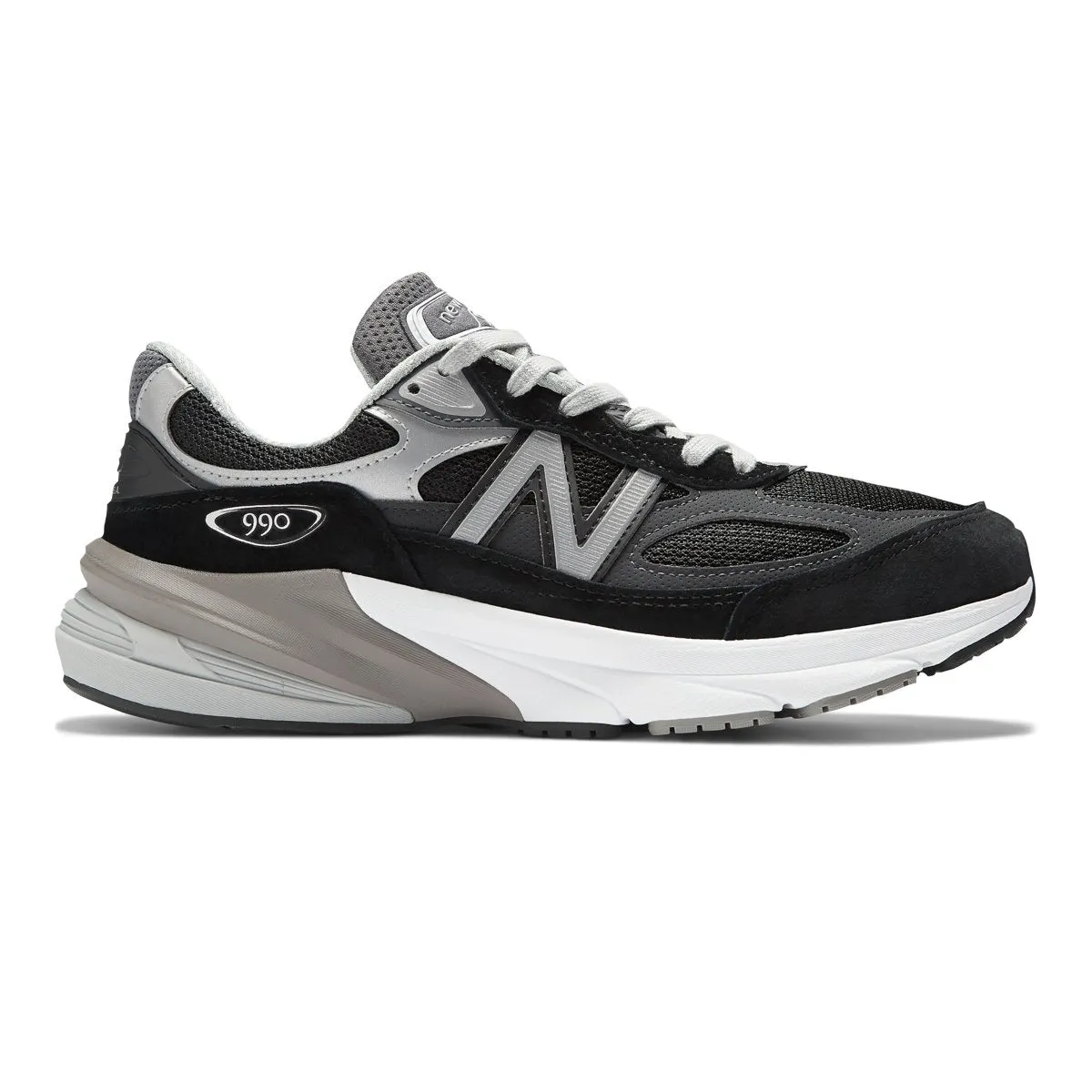 New Balance Men's M990BK6 Black Mid Top Design