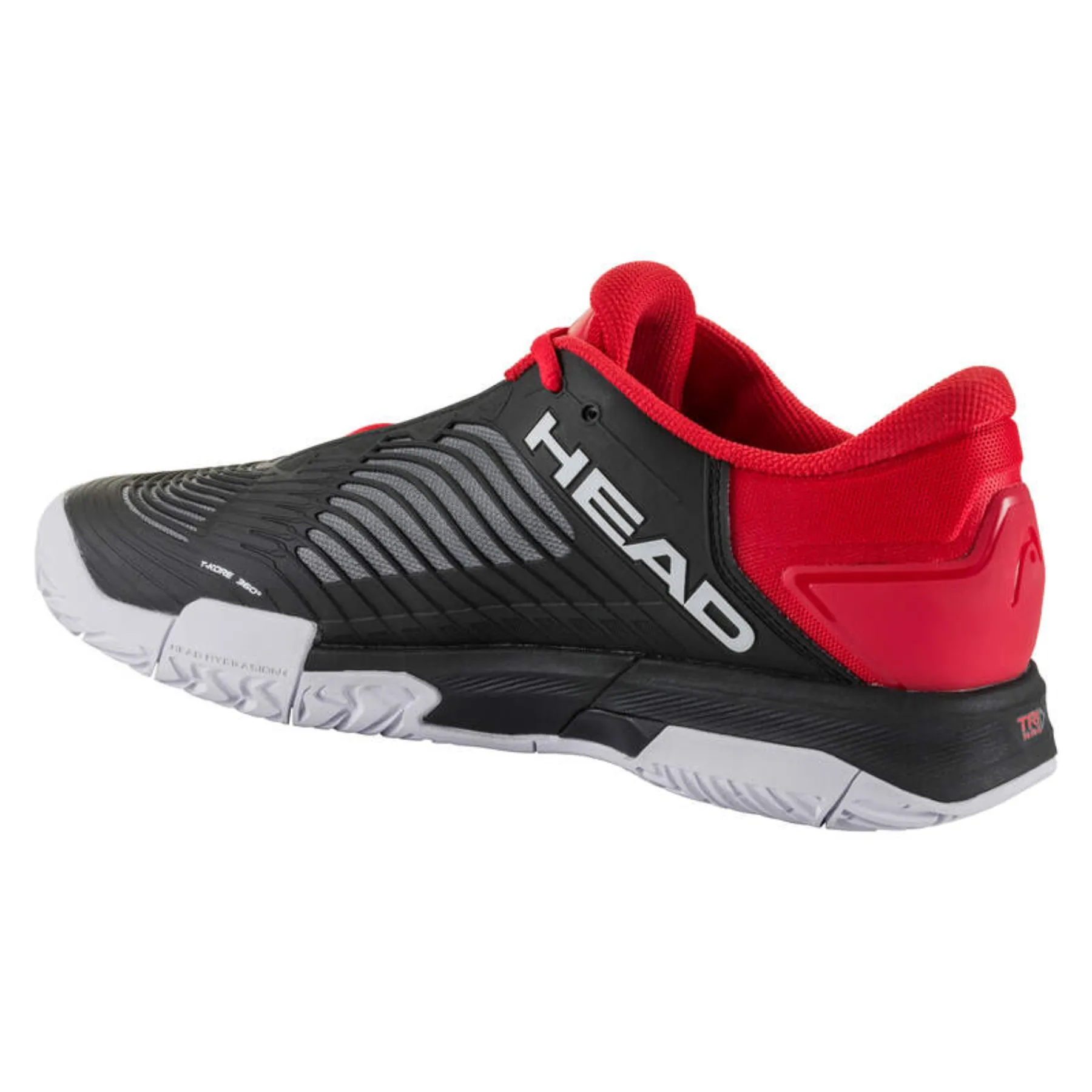 Stretchable Multi Purpose Head Revolt Pro 4.5 Men Tennis Shoes - Black/Red