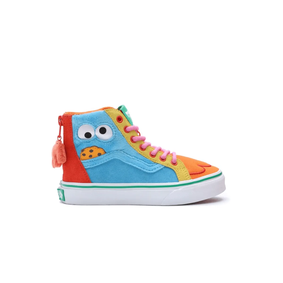 City Hustler   Sesame Street Kid's SK8-Hi Zip 'Multi'