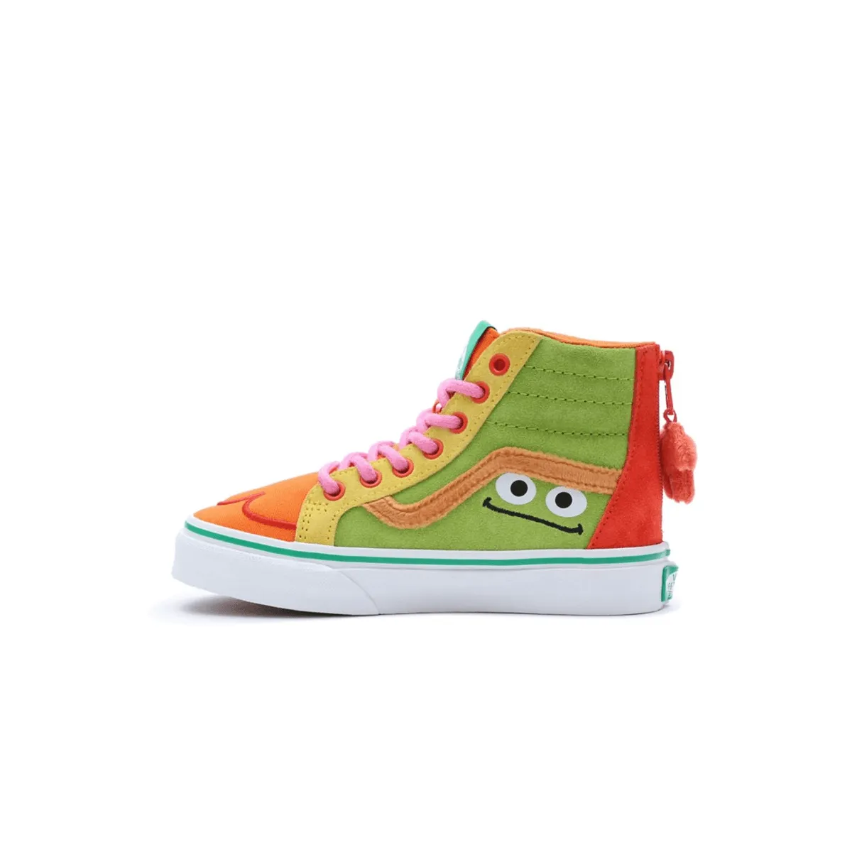 Anti   Slip Feature   Sesame Street Kid's SK8-Hi Zip 'Multi'