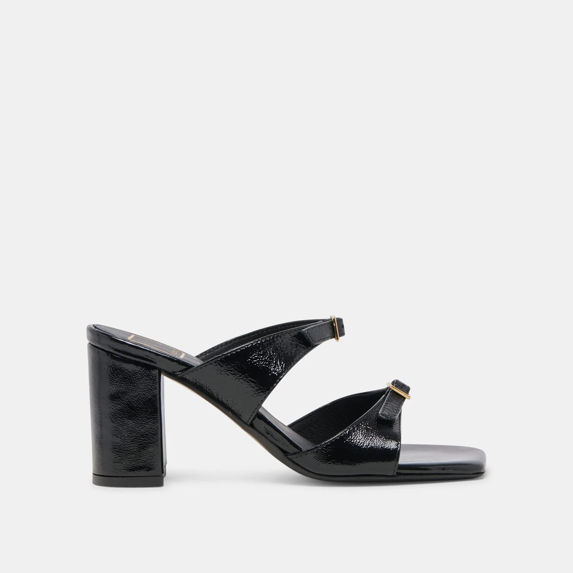 Breathable Design SHANE HEELS MIDNIGHT CRINKLE PATENT