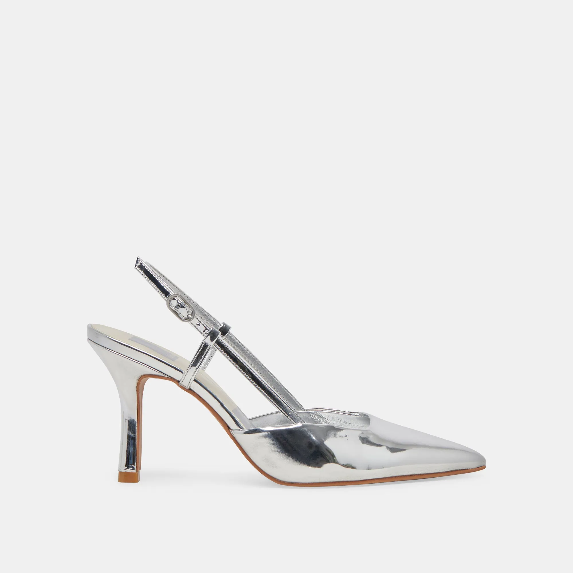 Stacked Heel KIM HEELS SILVER STELLA