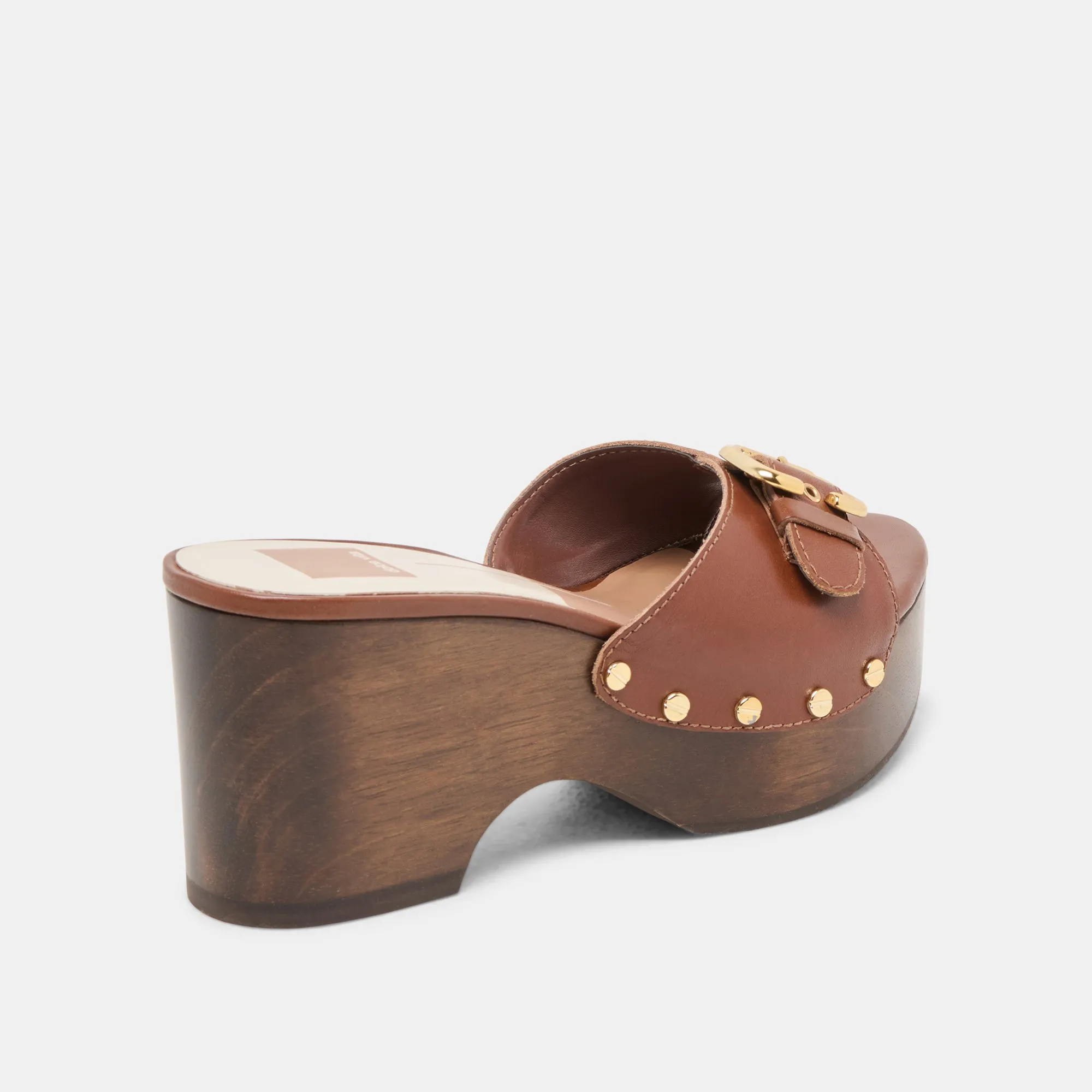 Lightweight Upper High Quality YALAH HEELS BROWN LEATHER