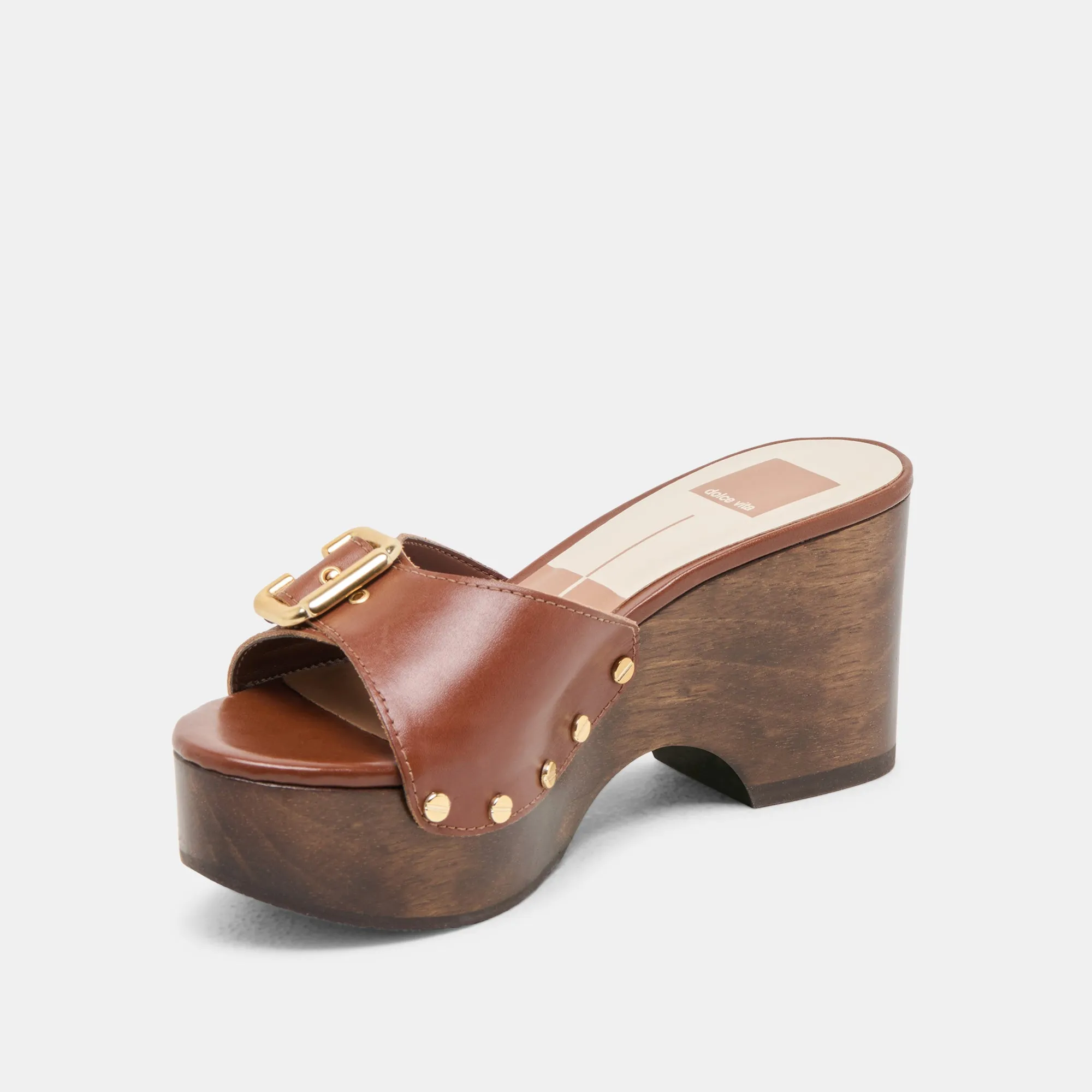 YALAH HEELS BROWN LEATHER Dress Shoes Elegant Booties