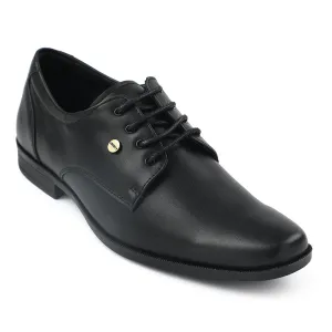 Fortune Black Formal Lacing Derby Shoes For Men BENSTOCK1E By Liberty Active Day