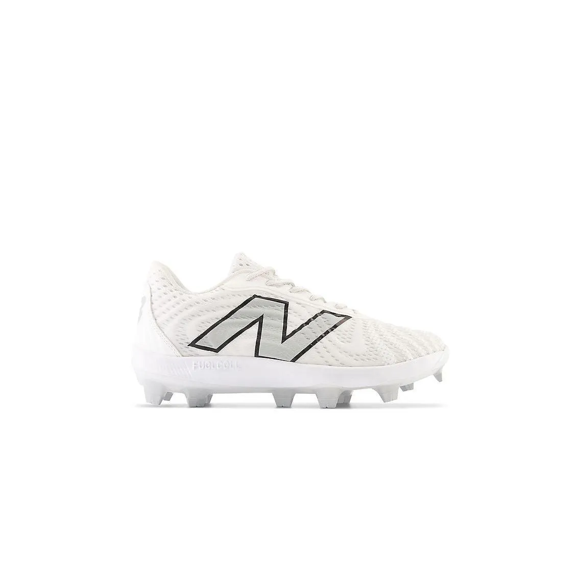 New Balance Men's FuelCell 4040 V7 Molded Baseball Cleats - Optic White / Raincloud - PL4040W7 Fast Step