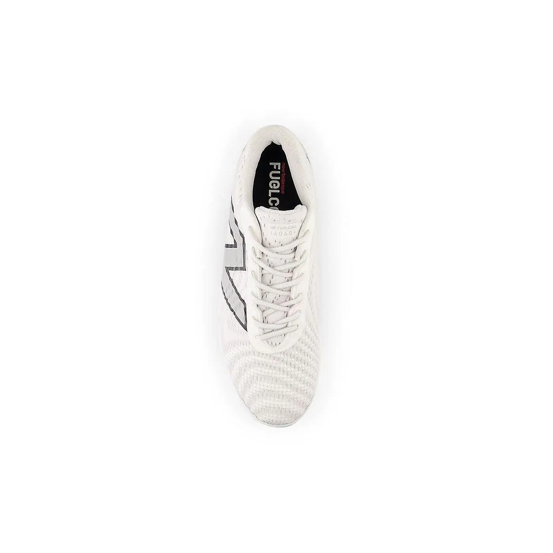 Everyday Comfort New Balance Men's FuelCell 4040 V7 Molded Baseball Cleats - Optic White / Raincloud - PL4040W7