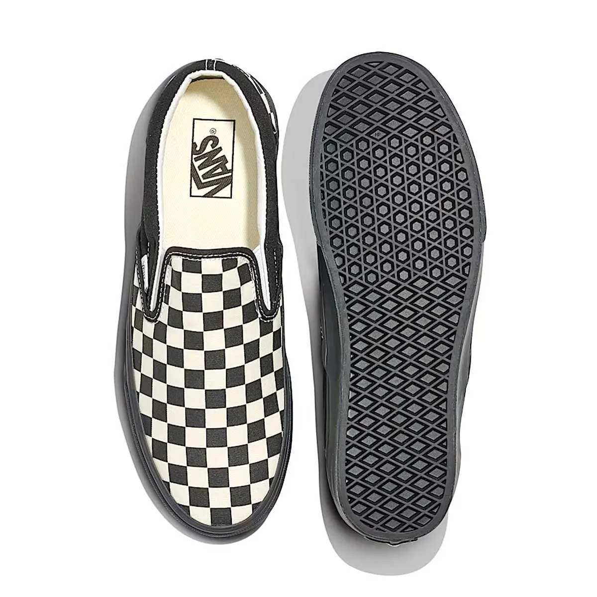 Foot Cushion Classic Checkboard Slip-on 'Black White'