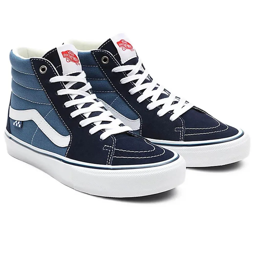 Vans Skate Sk8-Hi - Navy/White Everyday Comfort Cushioned
