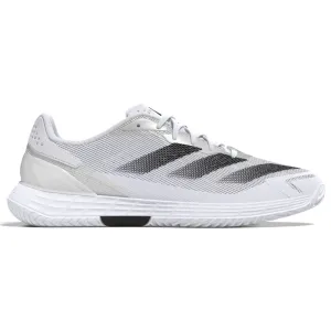 Stability Support Adidas Performance Defiant Speed 2 Mens Tennis Shoes - Footwear White/Core Black/Grey One