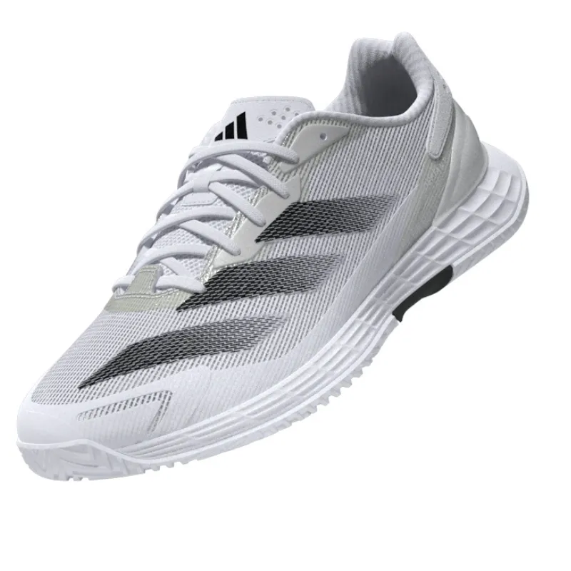 Sweat Free Zip Closure Adidas Performance Defiant Speed 2 Mens Tennis Shoes - Footwear White/Core Black/Grey One