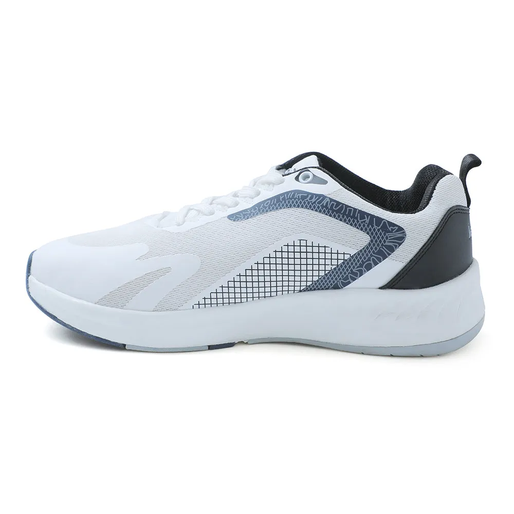 Leap7x Sports White Running Shoes For Mens EVELSTER-E By Liberty adult style heel - cup running shoes