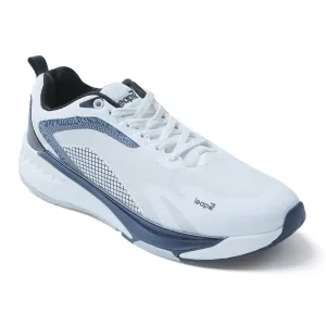 angular outsole running shoes Leap7x Sports White Running Shoes For Mens EVELSTER-E By Liberty
