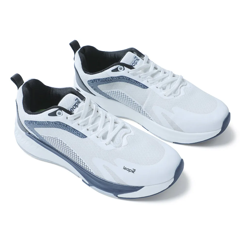 high - top ankle protection removable footbed shoes Leap7x Sports White Running Shoes For Mens EVELSTER-E By Liberty
