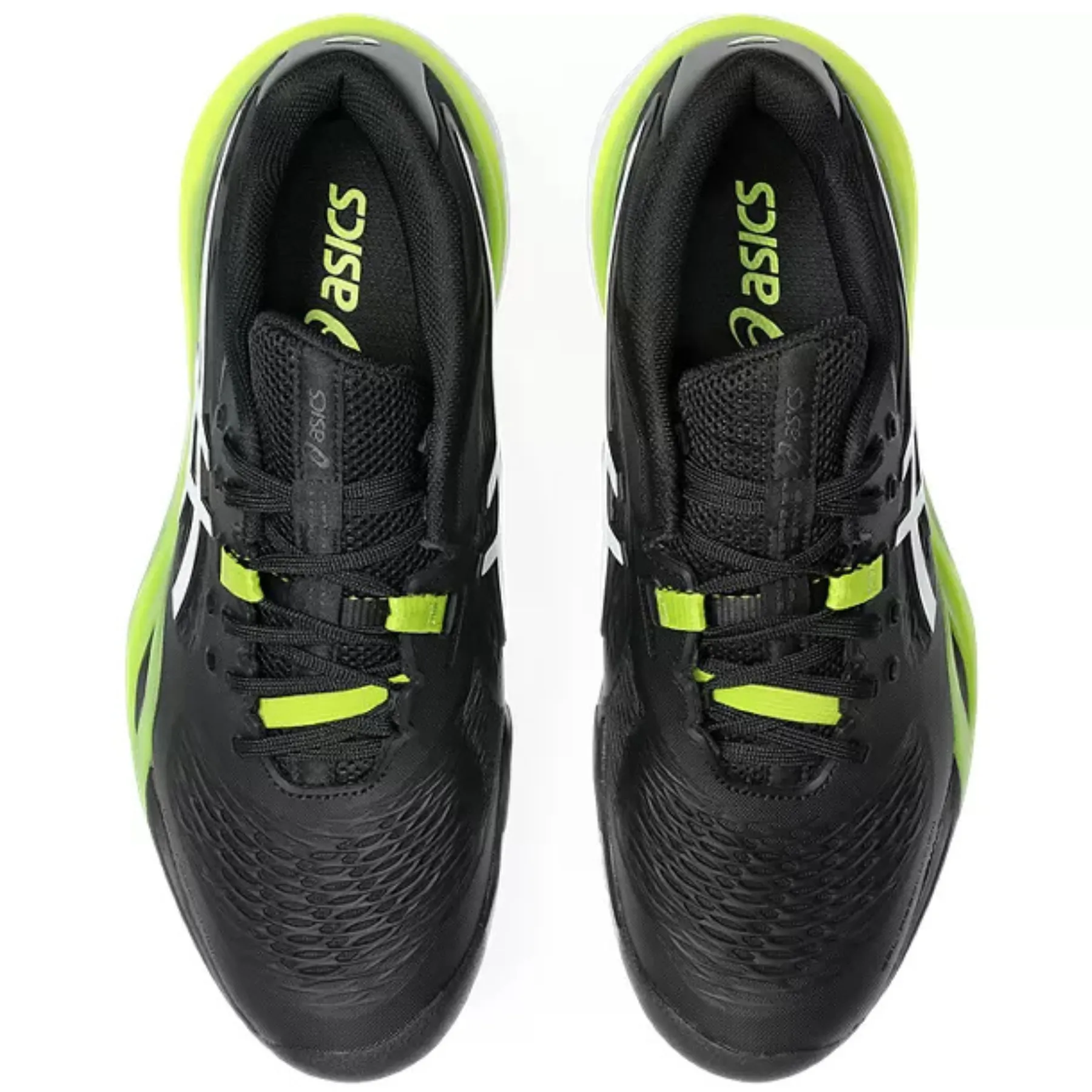 Asics Gel Resolution X Hard Court Mens Tennis Shoes - Black/White Foot Protection Gym workout