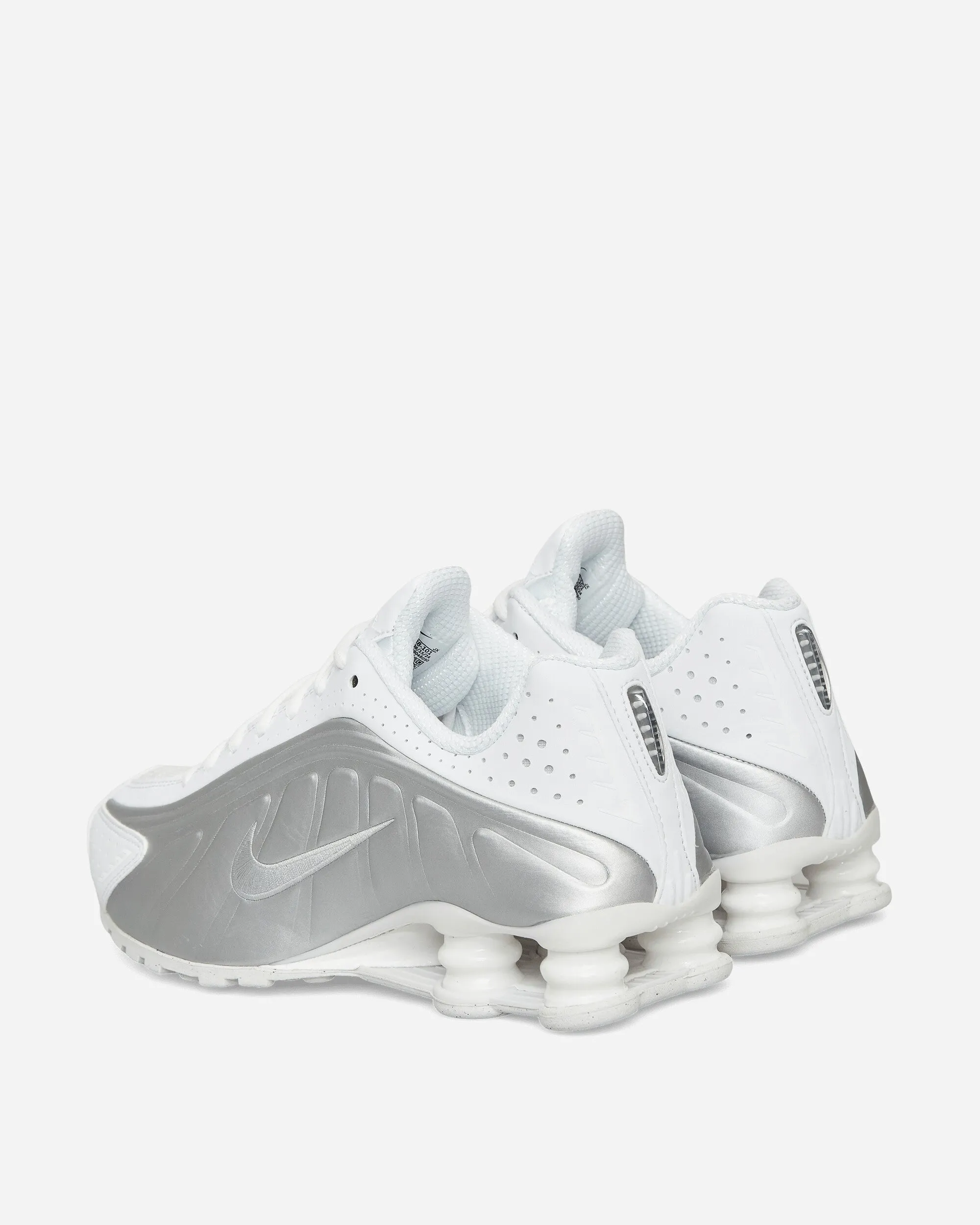 Weekend Comfort Shox R4 Sneakers White / Metallic Silver