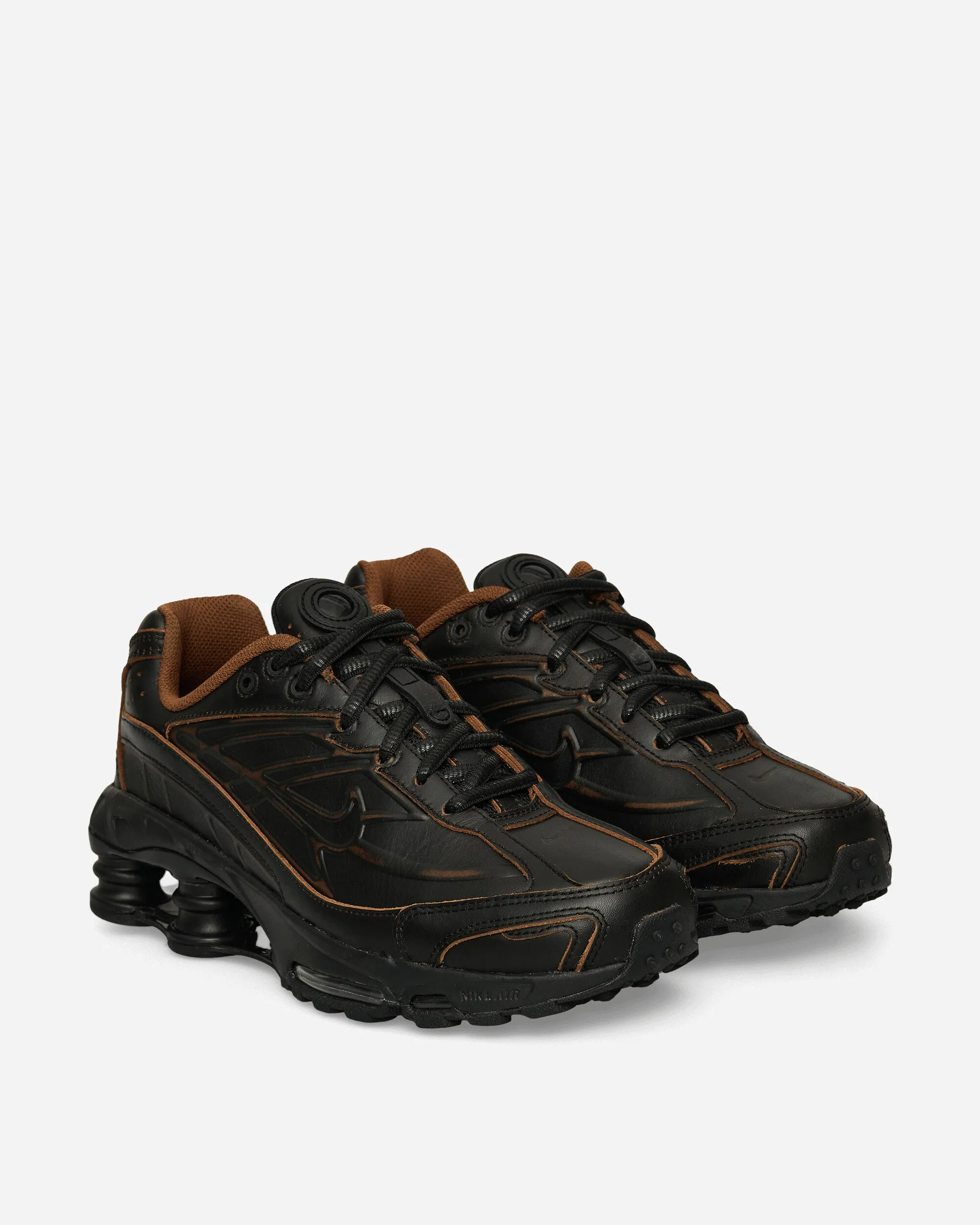 Flat Eva Midsole Shox Ride 2 Premium Sneakers Black / Light British Tan