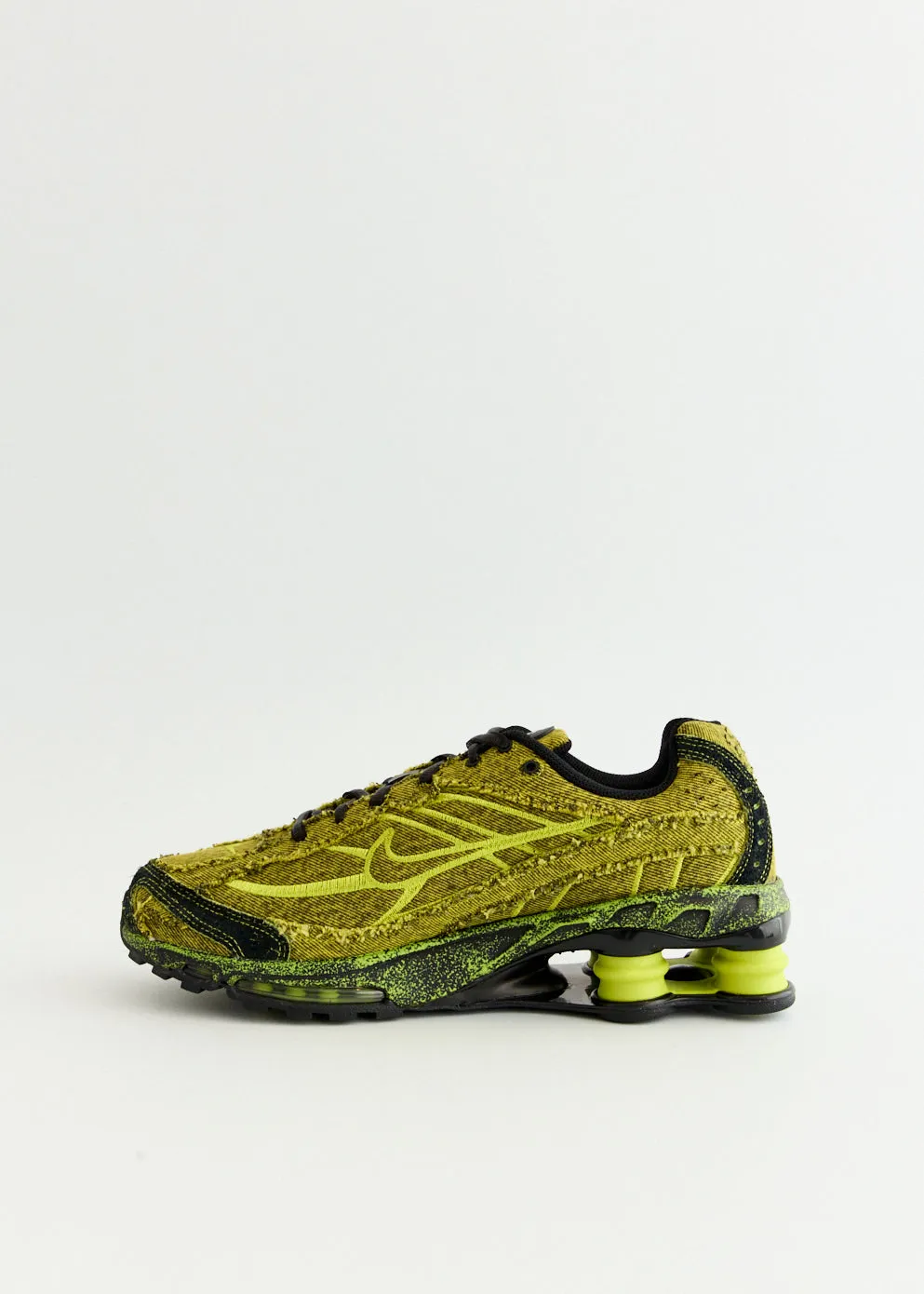 Shox Ride 2 PRM 'Bright Cactus' Sneakers Step Strong Non Marking Outsole Lace   Up