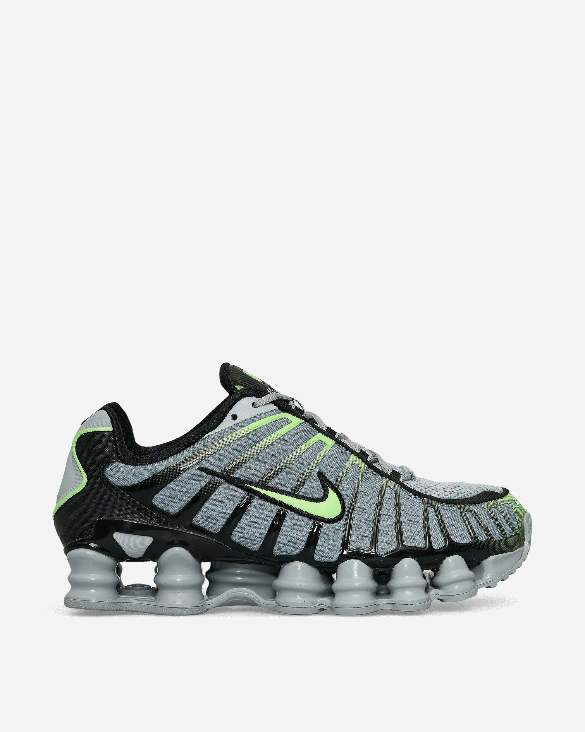 Shox TL Sneakers Wolf Grey / Lime Blast Stain Resistant