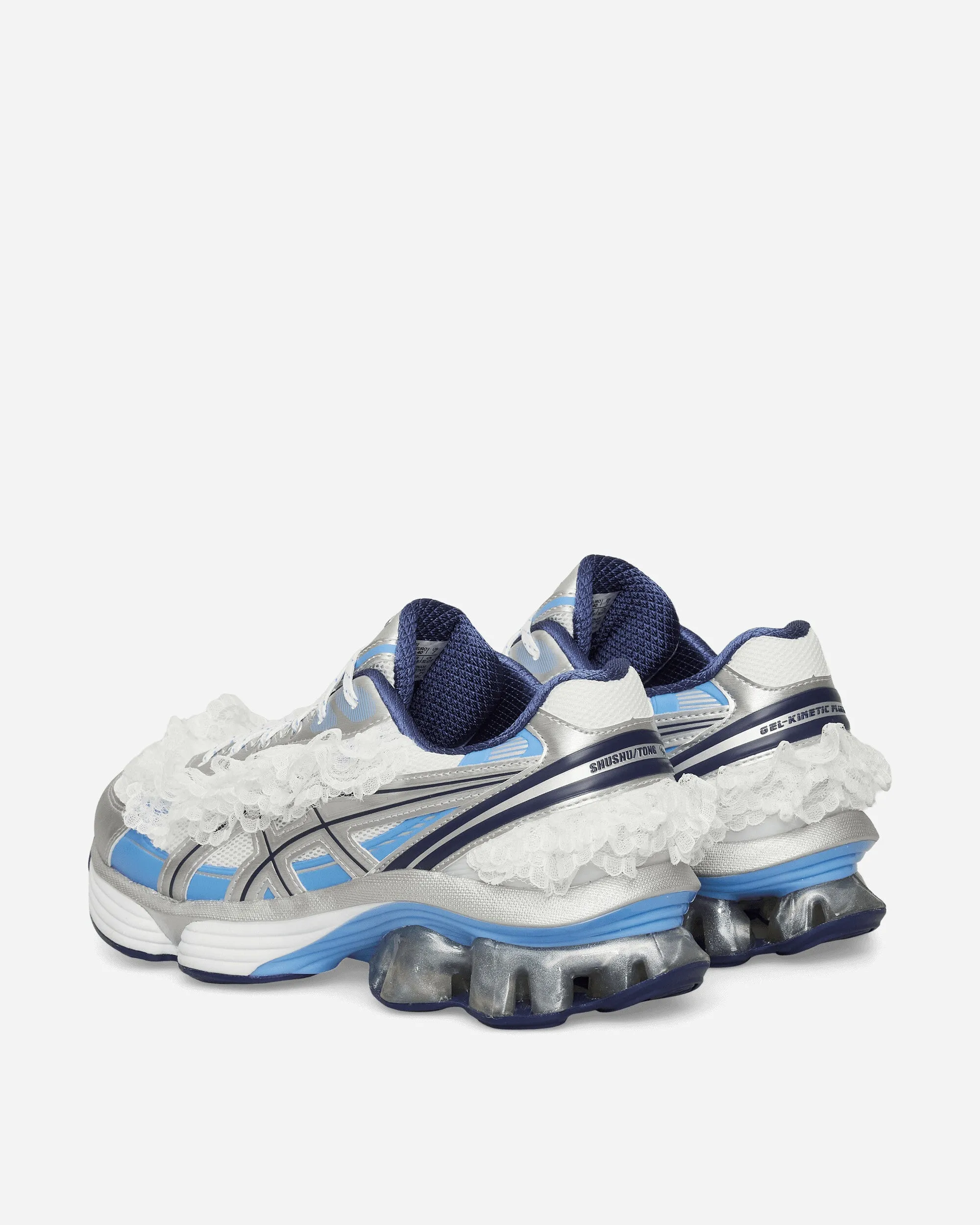 SHUSHU/TONG GEL-Kinetic Fluent Sneakers White / Dive Blue mom style Outdoor Casual