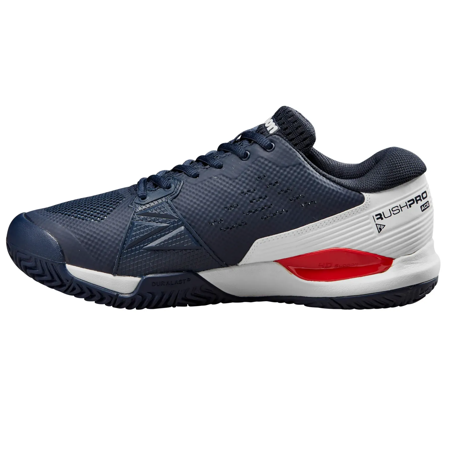 Wilson Rush Pro Ace Mens Tennis Shoes -  Navy Blazer Simple Fit