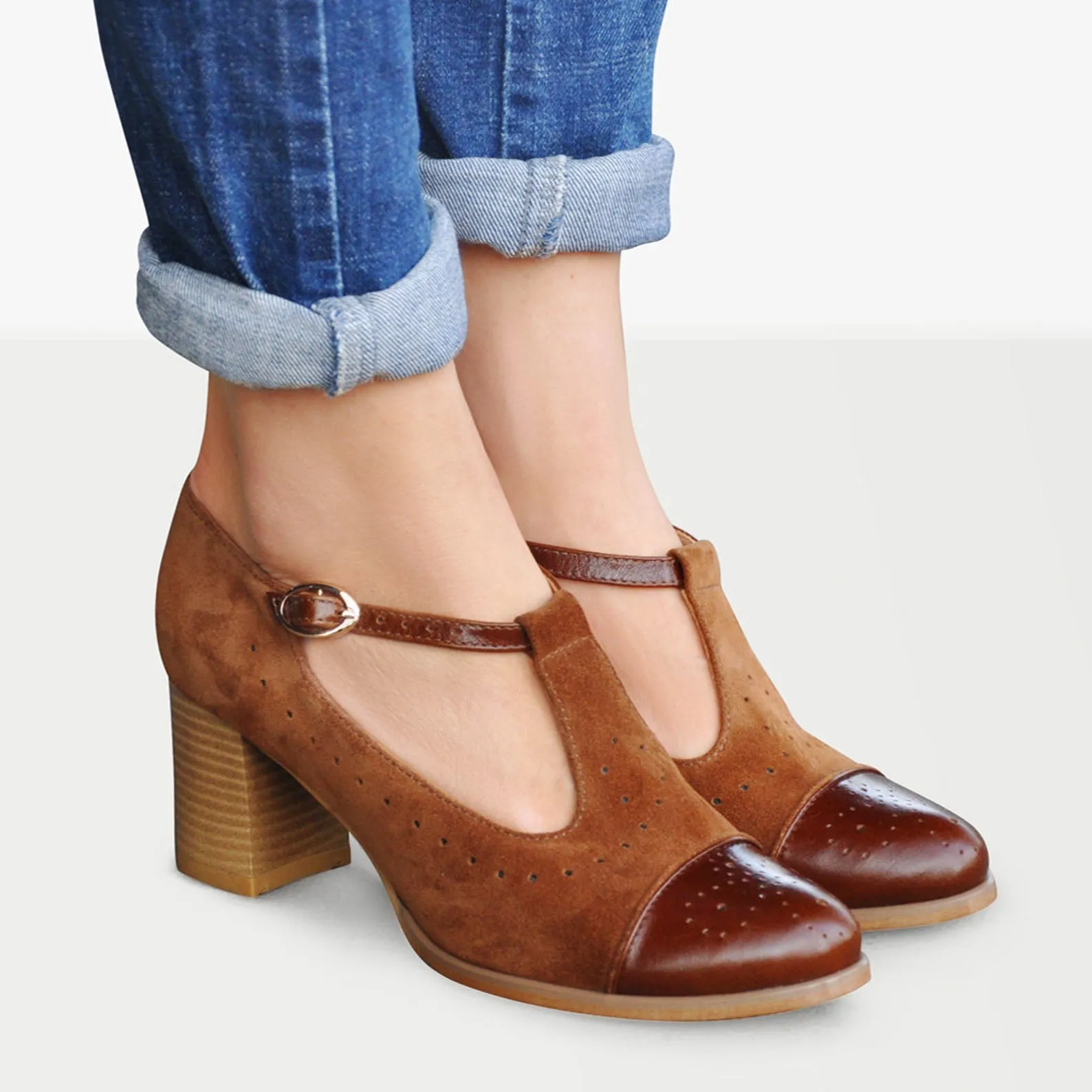 Amy - Mary Jane Heels Elegant Dress Look Easy Fit