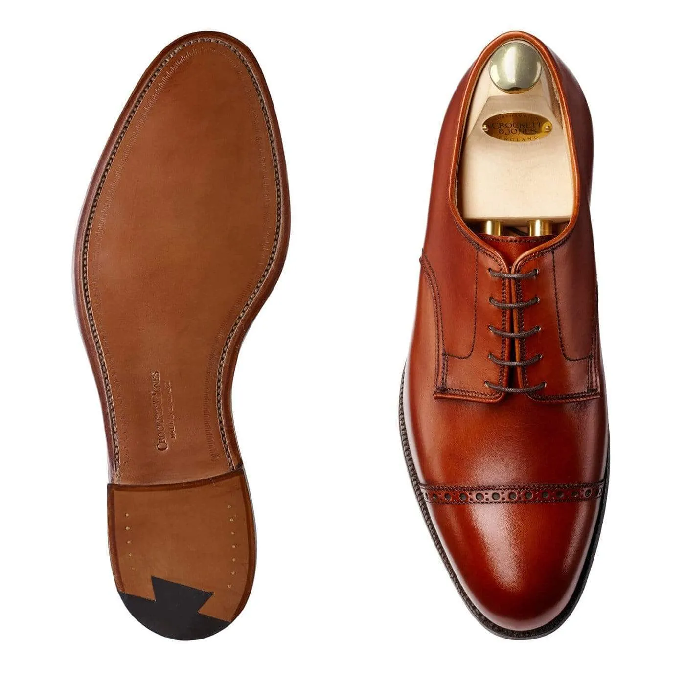 Stylish Modern Appeal Full Day Draycott 2 Chestnut Burnished Calf