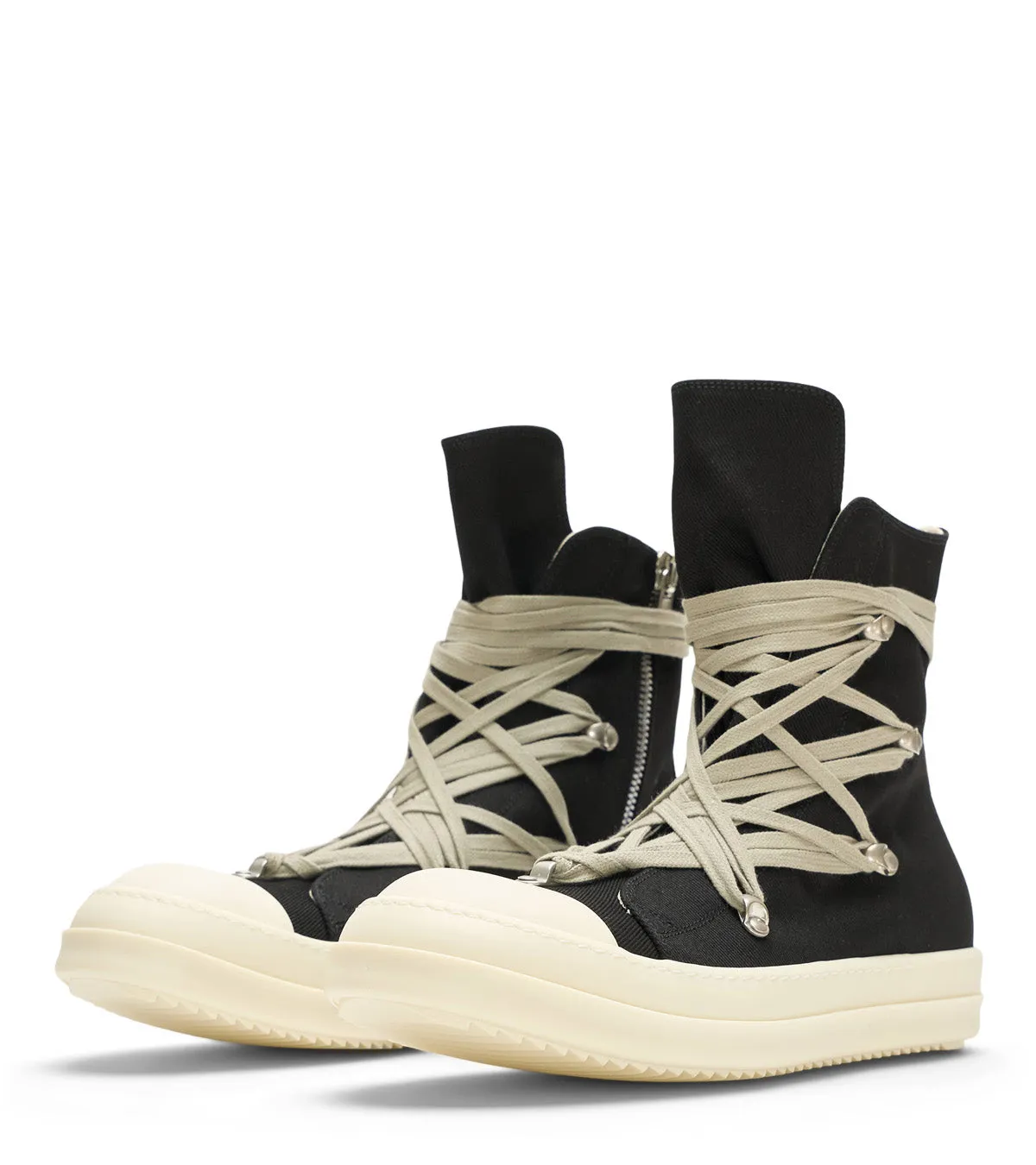 indispensable Chic Wear Rick Owens DRKSHDW Megalace Sneaks Black Milk