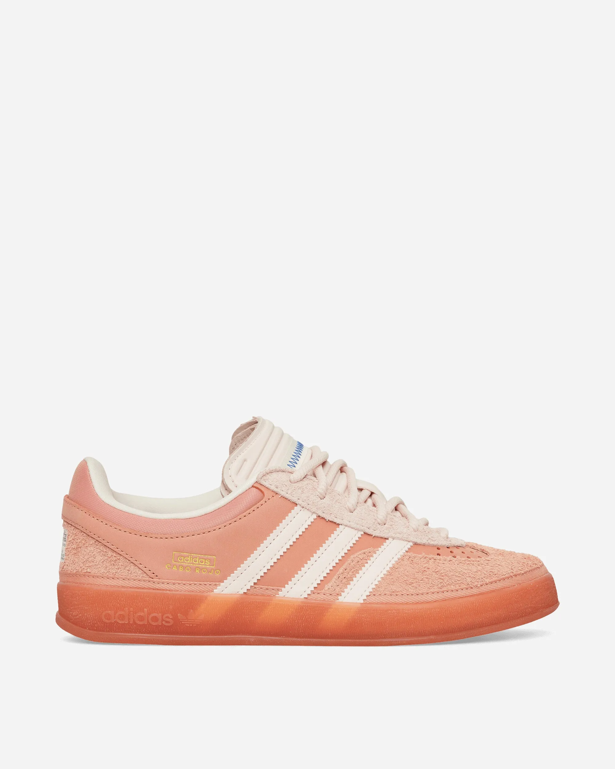 Lined interior Slip   Resistant Bad Bunny Gazelle Indoor Sneakers Wonder Clay / Wonder Quartz / Ash Pink
