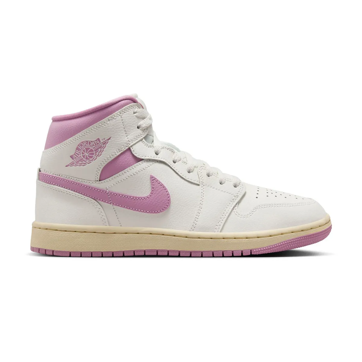 Wmns Air Jordan 1 Mid 'Strawberries and Cream' Classic Edge