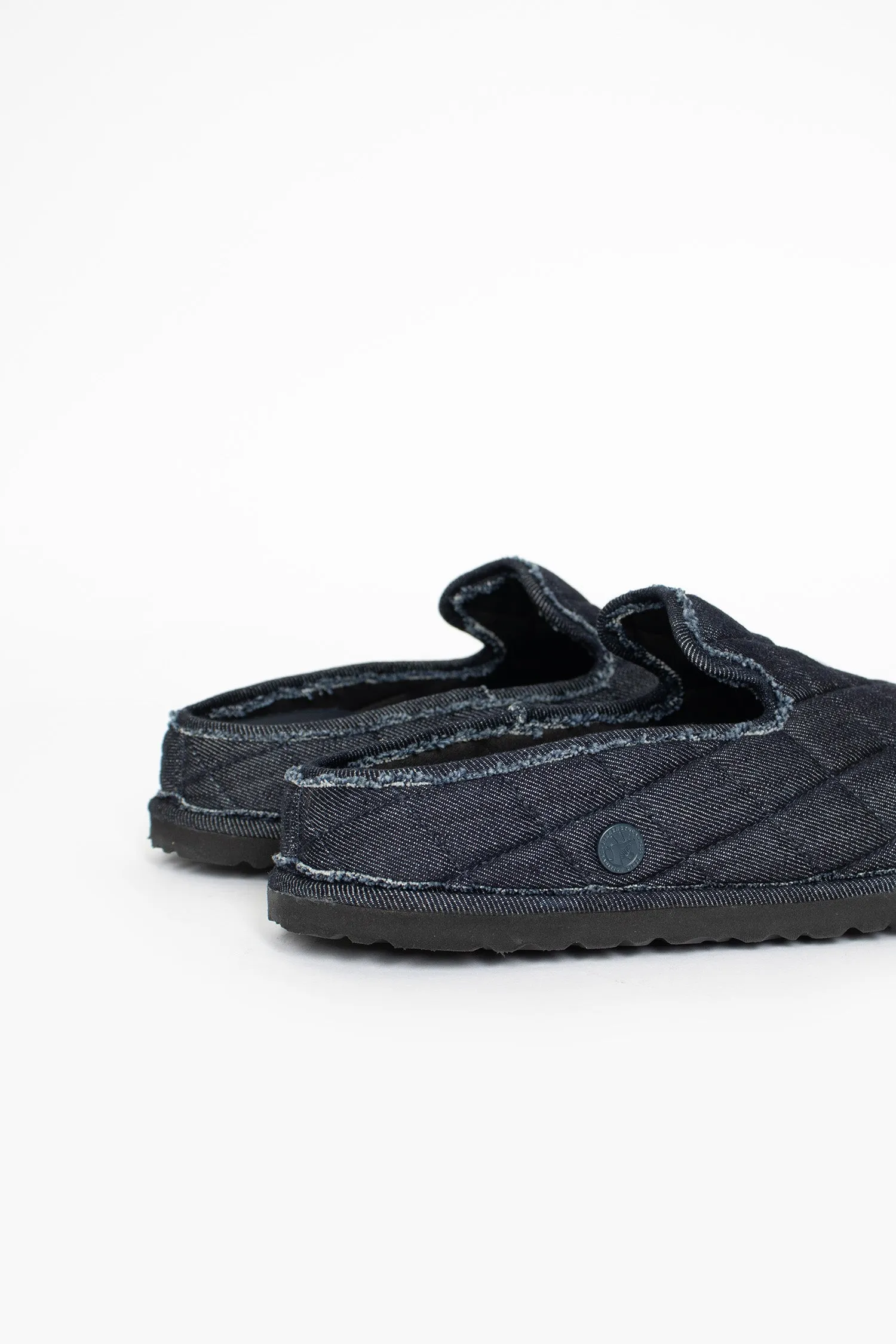 Eliscu Mule Dark Wash Denim Modern Vibe Urban Flex