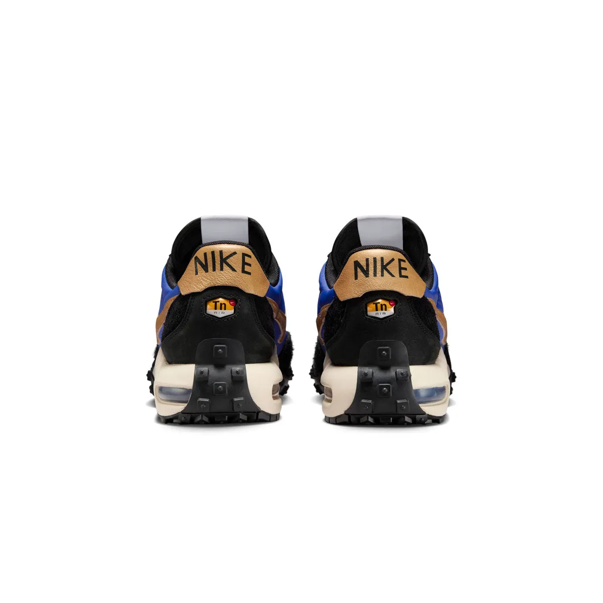 Air Max Waffle SP 'Black Hyper Blue' Low Impact Cushioning