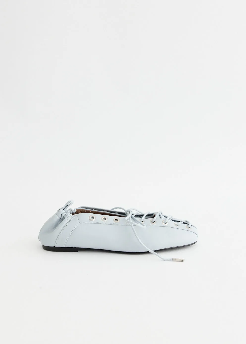 Lightweight Walk Cloud Soft Eyelets Lace Up Ballerinas