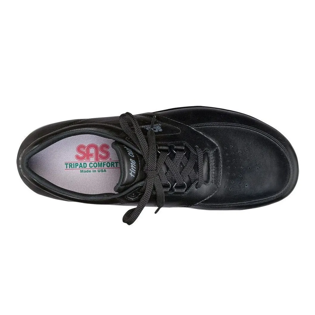 SAS Men's Time Out Black Easy   To   Wear Soft Footbed