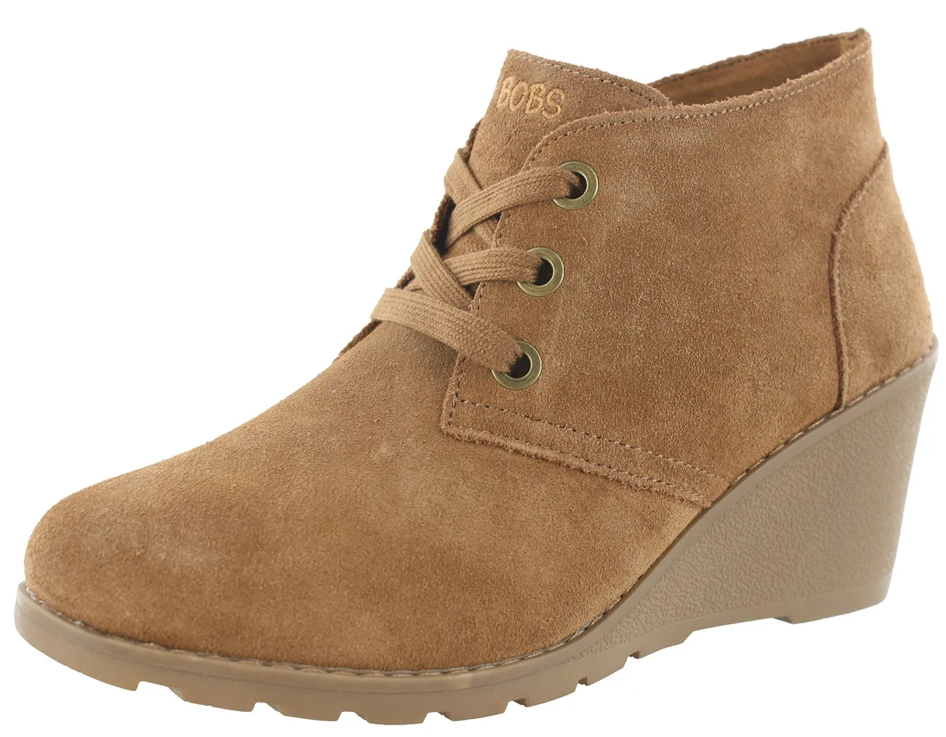 Model Day School Hike Skechers Women Tumble Weed Ghost Town Wedge Ankle Chukka Boots