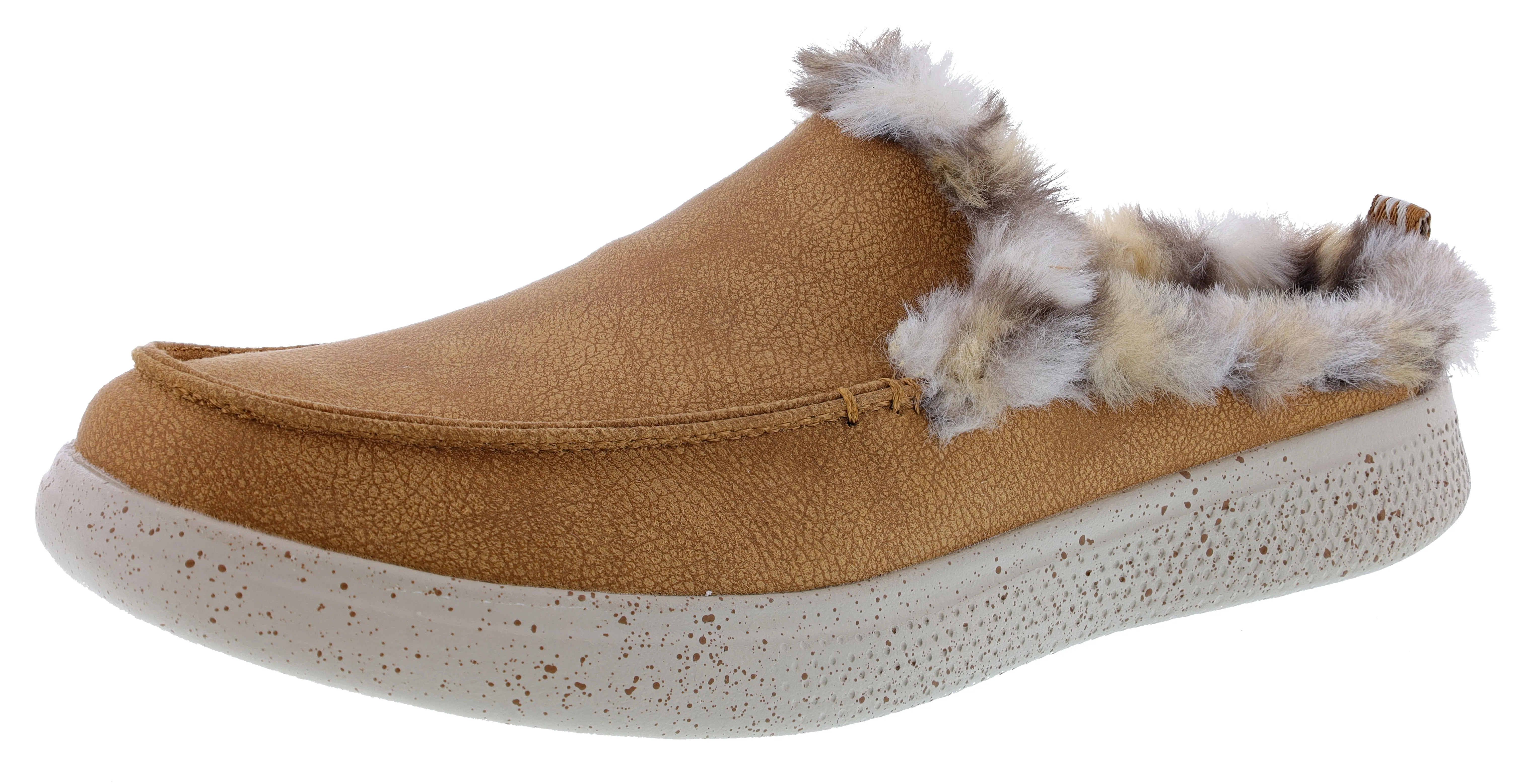animal prints Skechers Women's Bobs Skipper Wild Tiger Memory Foam Slip On Slippers
