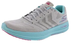 competitive runner shoes Skechers Women's Go Run Razor  Lightweight Trainer Running Shoes