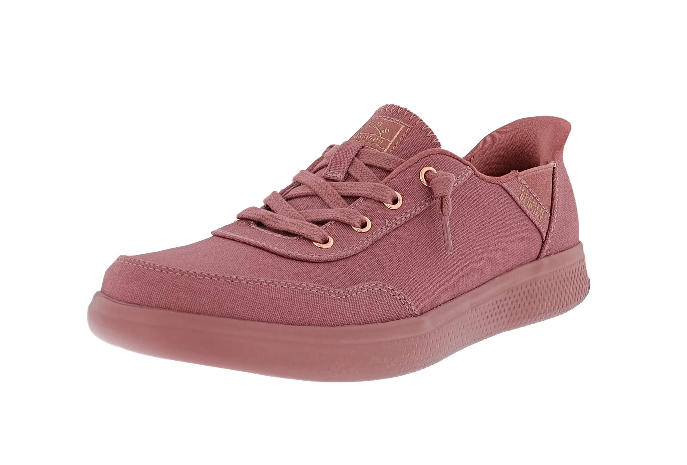 Time Saver Skechers Women's Slip-Ins: Bobs Skip Cute- B Cute Sweet Canvas Upper Shoes