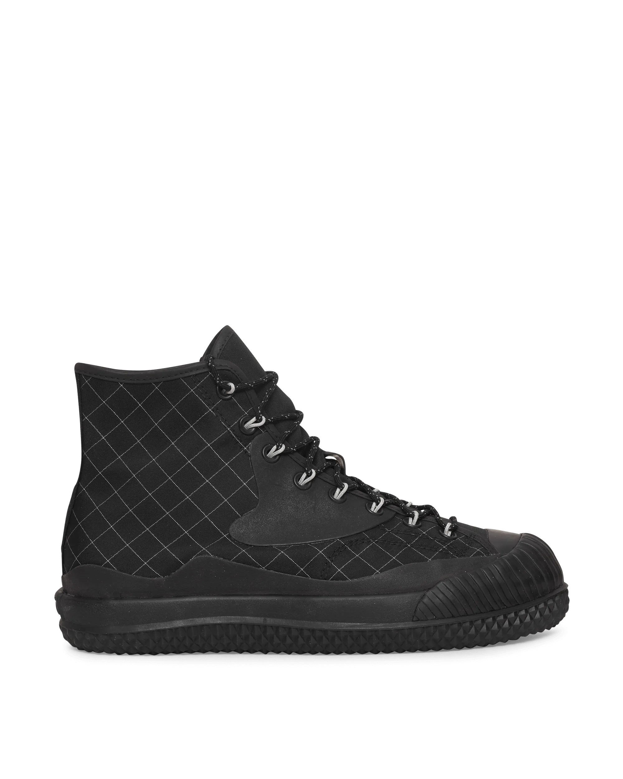 Simple Lines Flexible   strap Slam Jam Bosey MC Hi Sneakers Black