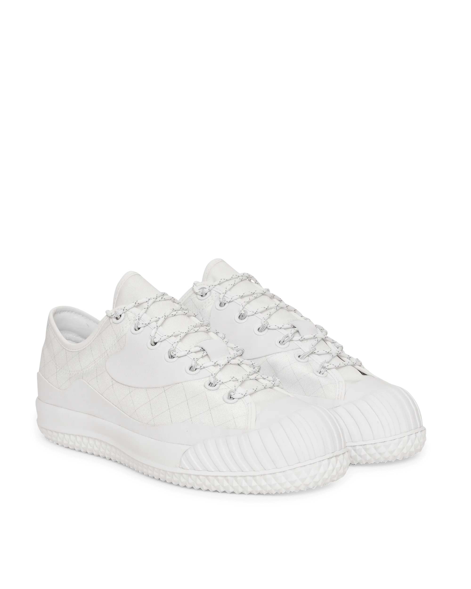 Slam Jam Bosey MC Ox Sneakers White Durable   construction Closed Toe