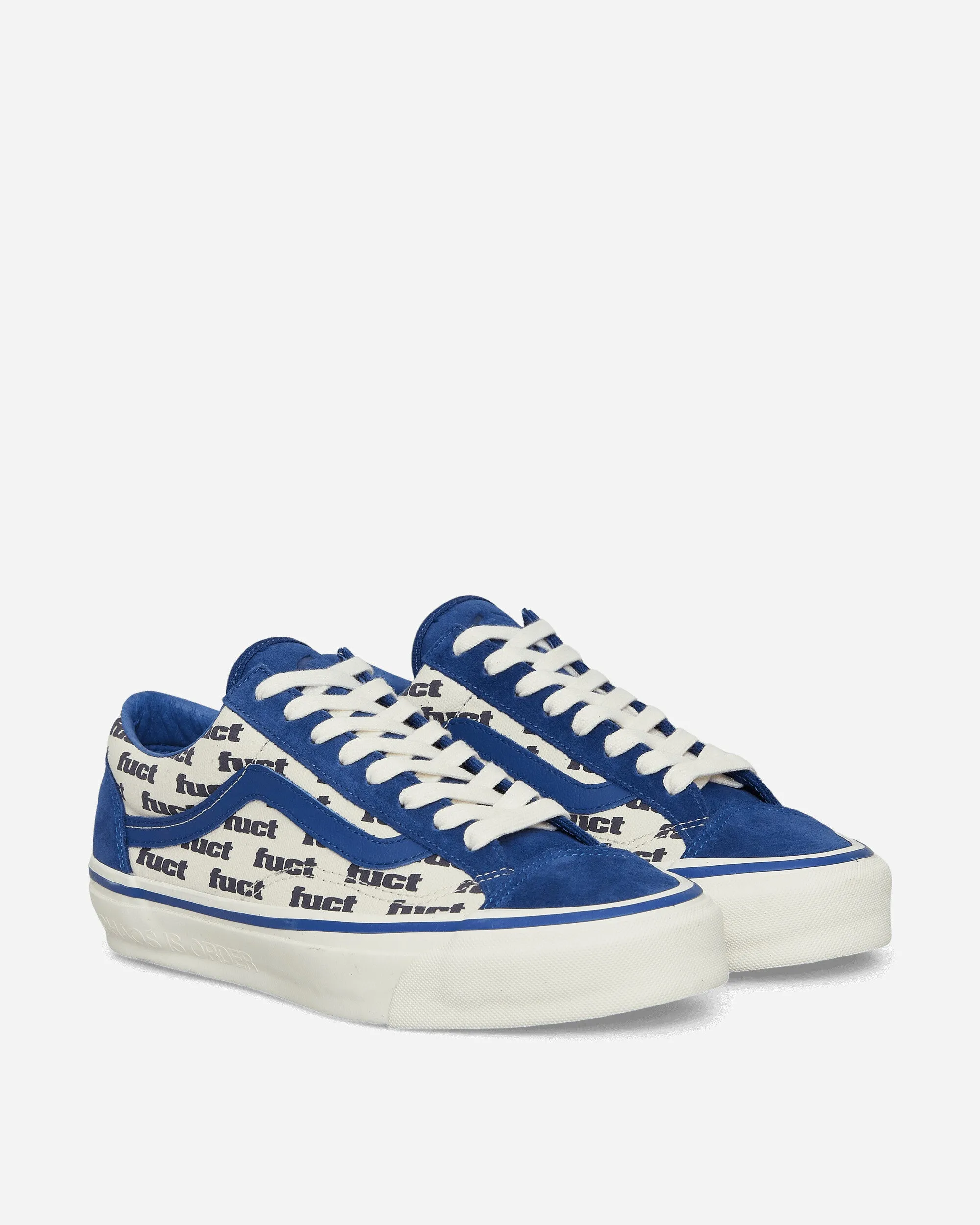 Run Daily Match Go Slam Jam by FUCT LX Old Skool Reissue 36 Sneakers White / True Blue