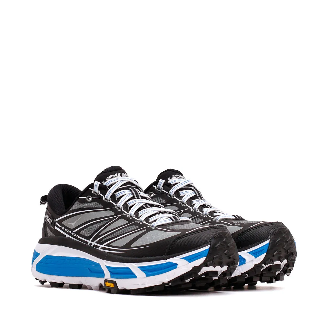 Smart Casual Wear Breathable Smart Fit Hoka One One Unisex Mafate Speed 2 Black White 1126851-BWHT