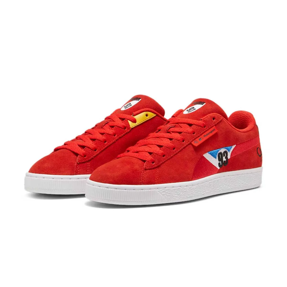   BMW M Motorsport Suede Calder 'Pop Red' LongLasting Active Comfort