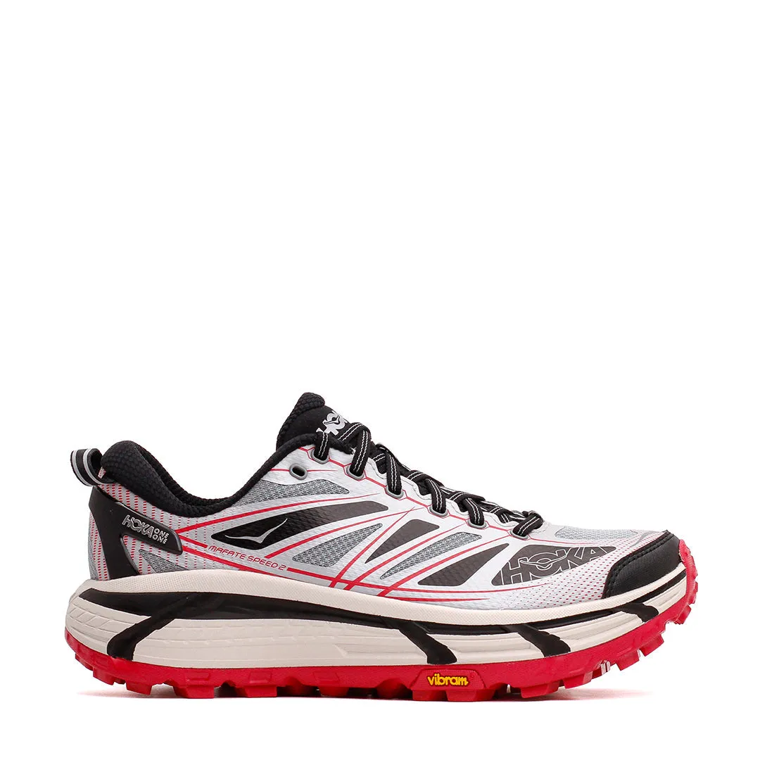 Hoka One One Unisex Mafate Speed 2 Galactic Grey Ruby Red 1126851-GTCG Daily Function