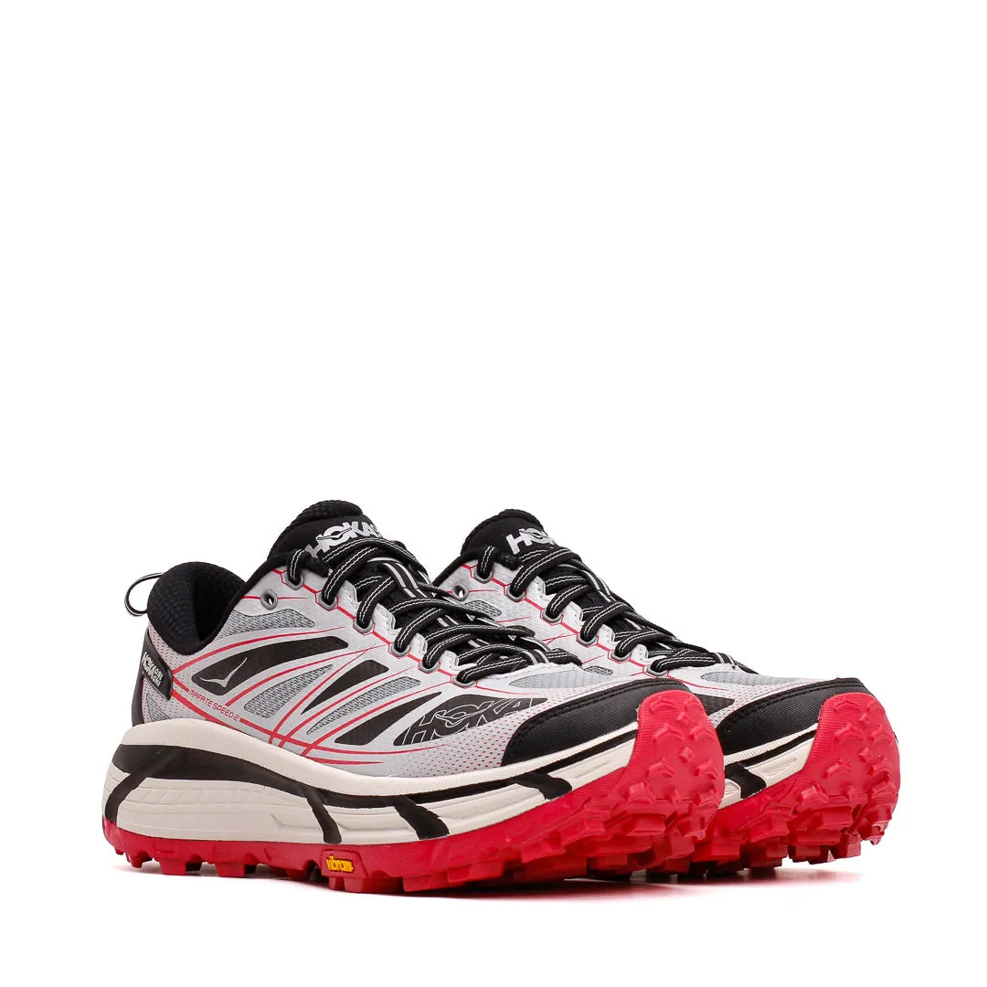 Hoka One One Unisex Mafate Speed 2 Galactic Grey Ruby Red 1126851-GTCG Durable Business Style Daily Go
