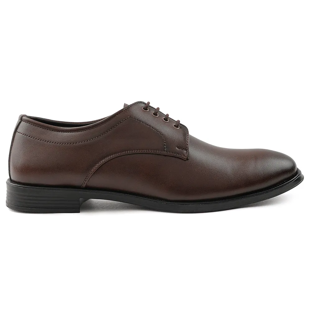Fortune Brown Lacing Formal Oxford Shoes For Men HML-11E By Liberty Comfortable Fit Shoes Lightweight Structure